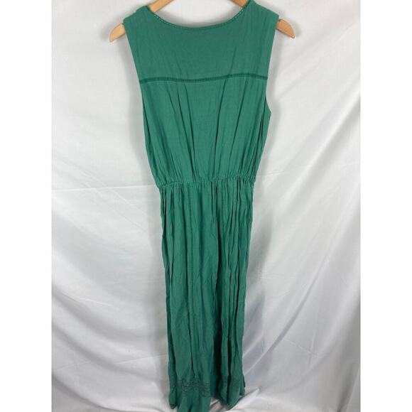 Matilda Jane Green Down in the Valley Maxi Dress Size Medium - Picture 7 of 8